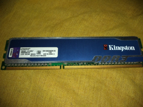 Memoria Ram Ddr3 Kingston Hypsp Blu