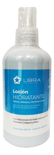 Locion Tonica Hidratante Refresca Humecta X 250 Libra Tipo de piel Todo tipo de piel