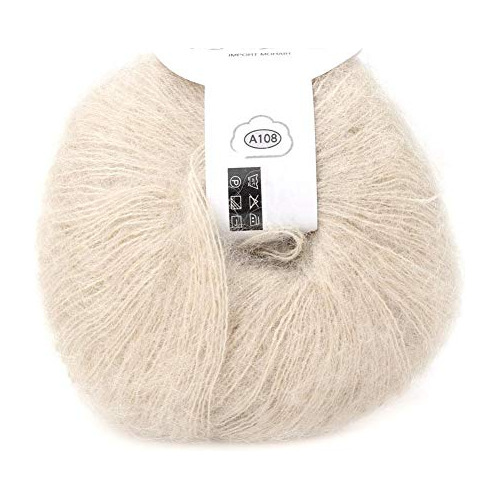 Hilo De Lana Para Tejer Hilo De Lana Largo De Mohair Suave,