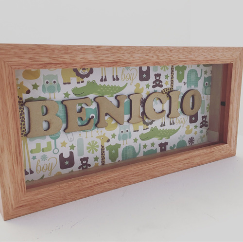 Cuadro Decorativo Infantil Con Nombre