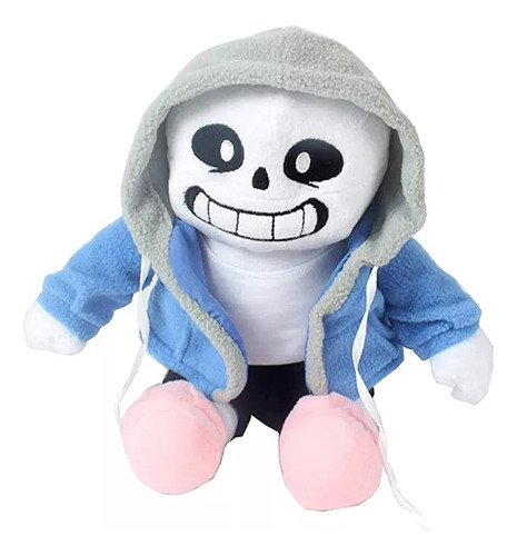 Boneco Almofada Undertale Sans Skeleton 23 Cm