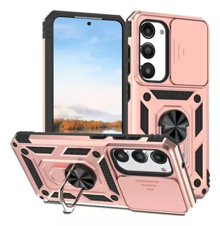 Funda Para Samsung S24 5g Grado Militar Rosa