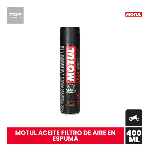 Aceite Filtro De Aire En Espuma Motul A2 Filter Oil