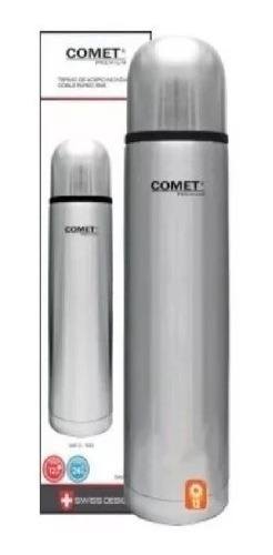 Termo Comet Premium 1l  Acero 2 Años De Garantía