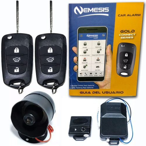 Alarma Tipo Espada Nemesis Connect Navaja 2controles Sirena