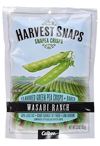 Calbee Snapea Patatas Fritas - Wasabi Ranch - 3.3 Oz - 4 Paq