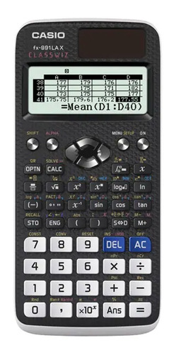 Calculadora Científica Casio Fx 991lax Bk W Dh 553 Funciones
