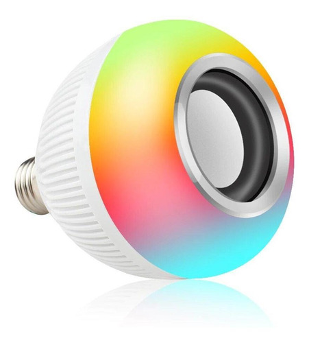 Ampolletas Led Rgb Parlante Bluetooth Control Remoto