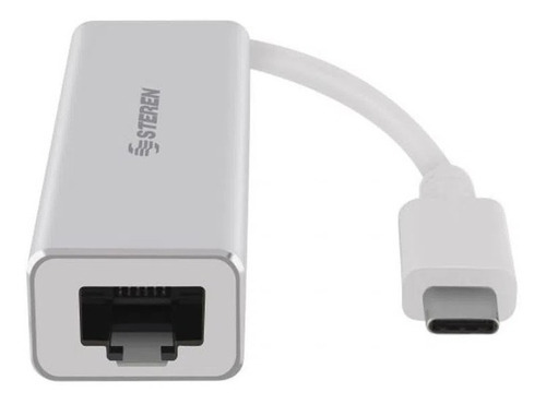      Adaptador Usb C A Ethernet - Steren Color Blanco