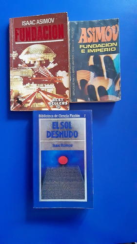 Libros Isaac Asimov Combo De 3 Fundacion Envio Incluido