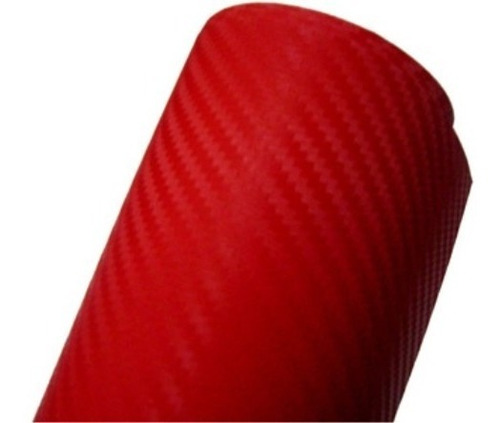 Adesivo Vermelho Fibra De Carbono Moldável Envelopamento