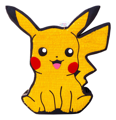 Piñata Pikachu De Pokemon 80 Cm Fiesta Decoración
