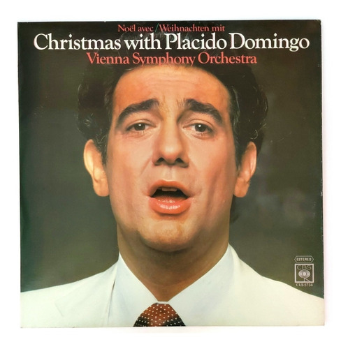 Placido Domingo - Christmas With Placido Domingo  Lp