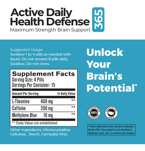 Best 365 Labs Soporte Cerebral, 60 Tab