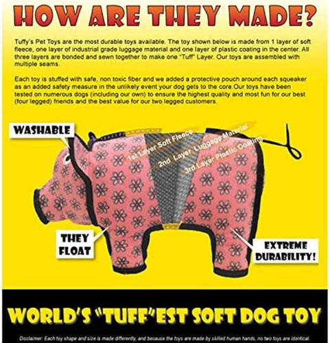 Tuffy - Juguete Suave Para Perros Worlds Tuffest - Boomerang