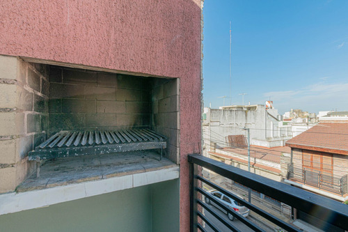 Imagen 8 de 20 de Monoambiente Villa Del Parque,balcon Con Parrila