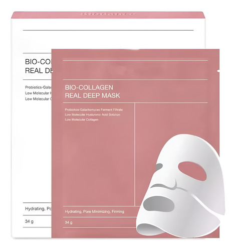 Mascarilla Coreana Biocolágeno Hidrolizado Antiarrugas