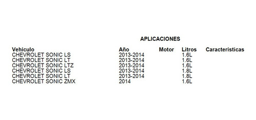 Imagen 3 de 3 de Compresor De A/c Chevrolet Sonic Lt 2014 1.8l Uac