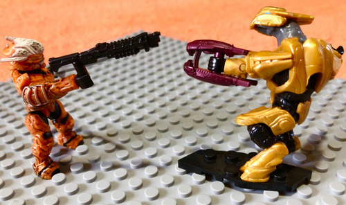 Megabloks Mega Construx Halo Ayabusa Naranja Vs Elite Ultra (Usado)