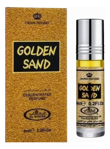 Golden Sand Arena Dorada Perfume Arabe Al Rehab Roll On 6 Ml