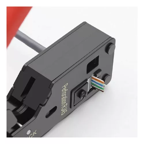 VIVOCH Crimpadora modular RJ45 RJ12 RJ11 para Cat5 Cat5E Cat6 Cat6A 8P/6P  conectores de cable Ethernet Conectores de red Herramienta de corte y