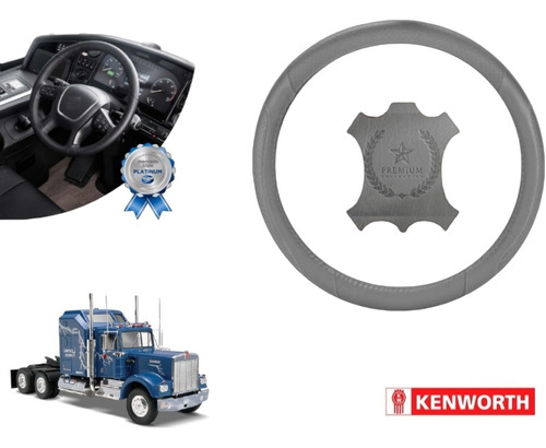 Cubrevolante Gris Trailer Truck Piel Kenworth W900 2009