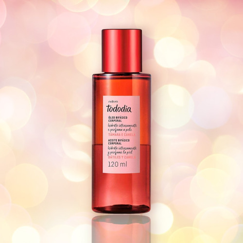 Óleo Bifásico Desodorante Corporal Tâmara E Canela 120ml