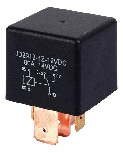 Rele 12 V Cc 80 Amp Carga Dividida 5 Pine Para Automovil