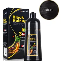 Comprar Shampoo Tinte Cubre Canas 100%  Para Cabello Negro Meidu