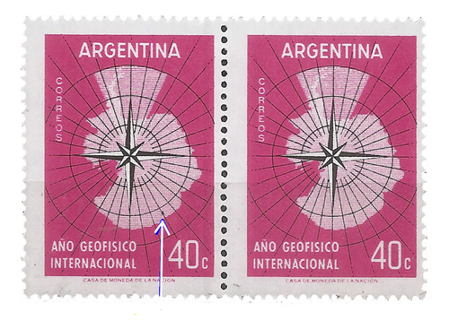 Argentina Variedad Esp. 760 P.17 Gran Punto Mt 591 Gj 1108