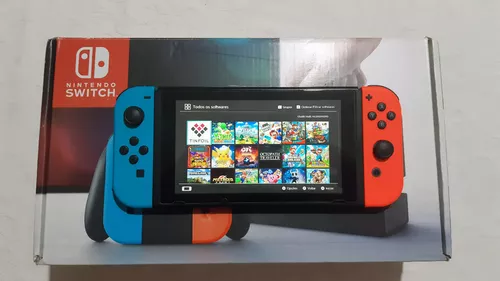 Nintendo Switch Desbloqueado + Sd 256gb + Suporte