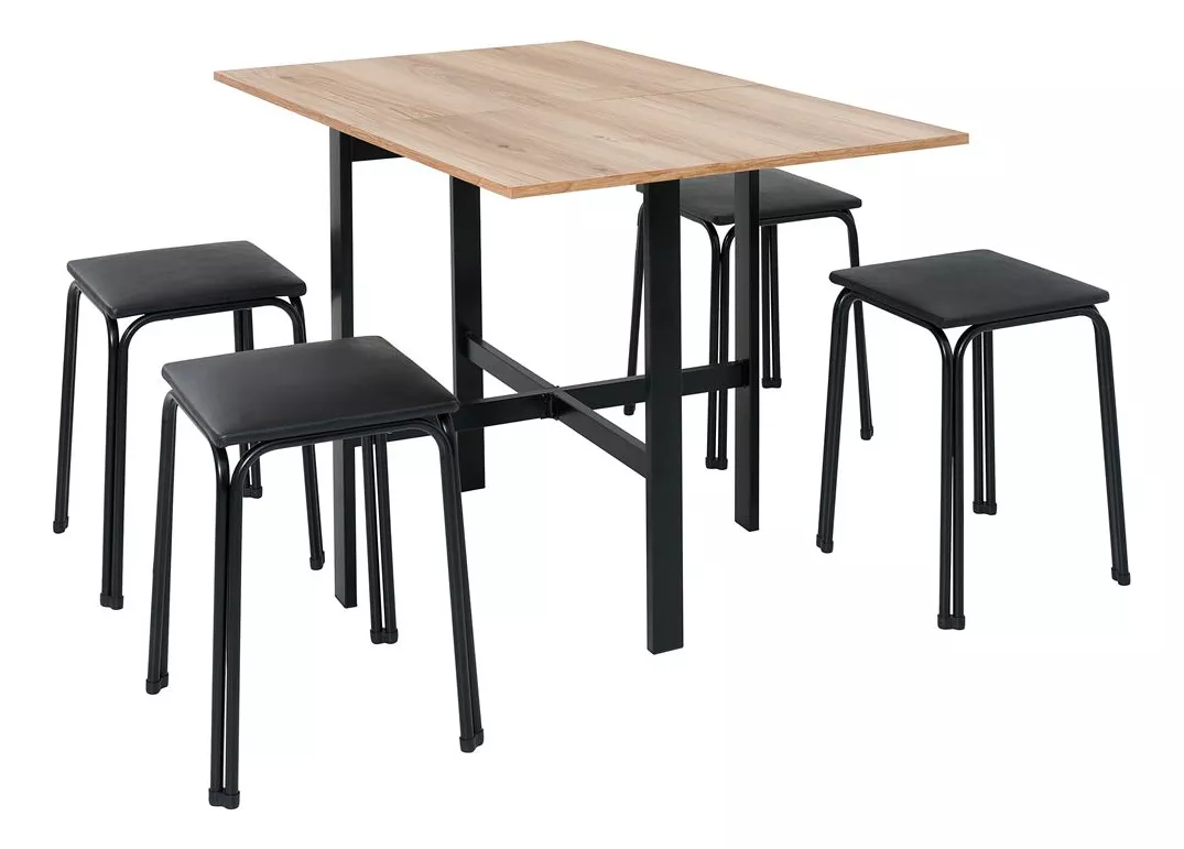 Segunda imagem para pesquisa de conjunto de mesa com 4 cadeiras plastico