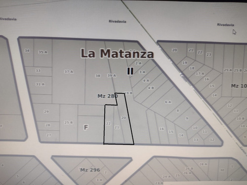 Lote 1033mts2 29mts De Frente Ramos Mejia Venta