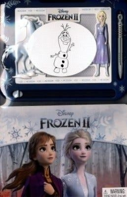 Disney Frozen 2 - Libro Con Pizarra Magnetica