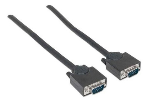 Imagen 2 de 6 de Cable Vga Manhattan Macho A Macho 4.5 Metros 312721