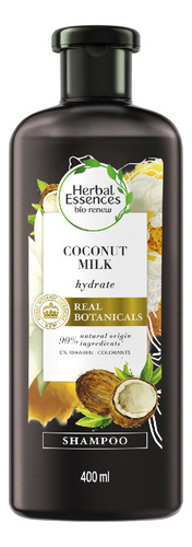 Herbal Essences Coconut Milk Shampoo Hidratante Pelo X 400ml