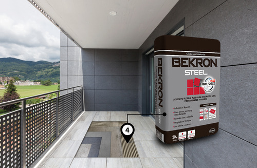 Bekron Bemezcla Steel Adhesivo Flexible 20 kg
