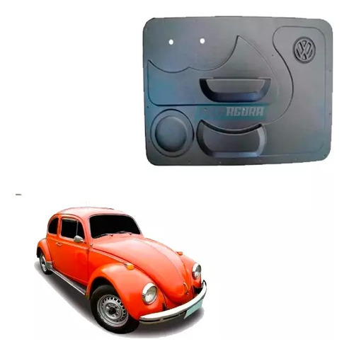 Forro Porta Direito Plastico Vw Fusca Antigo Ate 1977