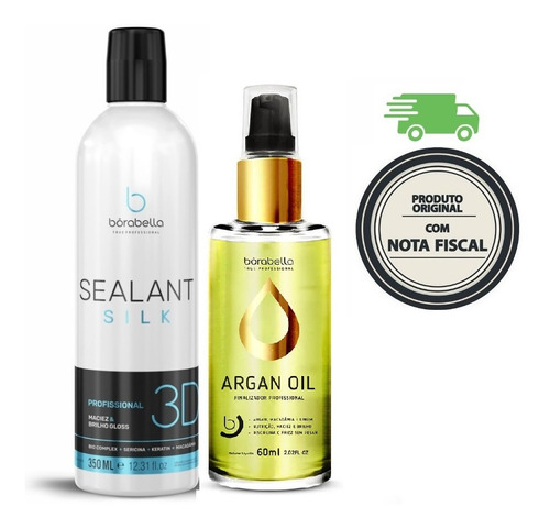 Borabella Selant Escova Progressiva 350ml  + Oleo De Argan