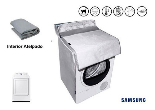 Funda  Secadora Afelpada Panel Impermeable  18-25kg Samsung