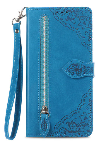 Funda De Piel Con Cierre Tipo Cartera Y Cierre For Motorola