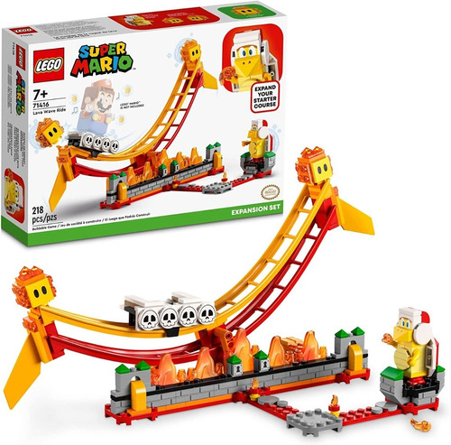 Lego Super Mario Lava Wave Ride Expansion Set 71416