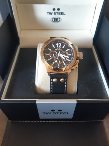 Relógio Tw Steel Ceo Chronograph Rose Gold Na Caixa Com Nf
