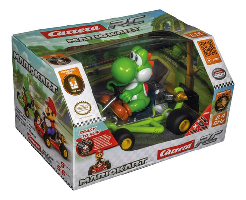 Coche A Control Remoto Carrera Mario Kart Pipe Kart Yoshi 1: