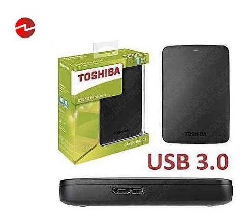 Disco Duro, Toshiba 1tb, Antigolpe, Usb 3.0 O 2.0