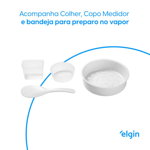 Panela De Arroz Elétrica Elgin 400w 5 Xícaras - 127v Voltagem 127v