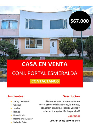 Casa Remodelada Con Jardín Privado, Conjunto Portal Esmeralda, Sangolquí