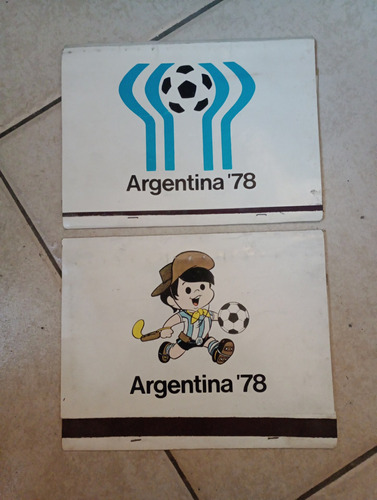 2 Cajas De Fosforos  Tamaño 19 X  15 Mundial Argentina 78