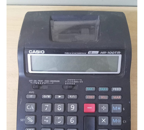 Calculadora Sumadora Casio Dr120-tm