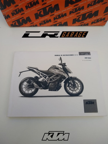 Manual De Usuario Ktm Duke 390 Ng - Original - Cr Garage (Reacondicionado)
